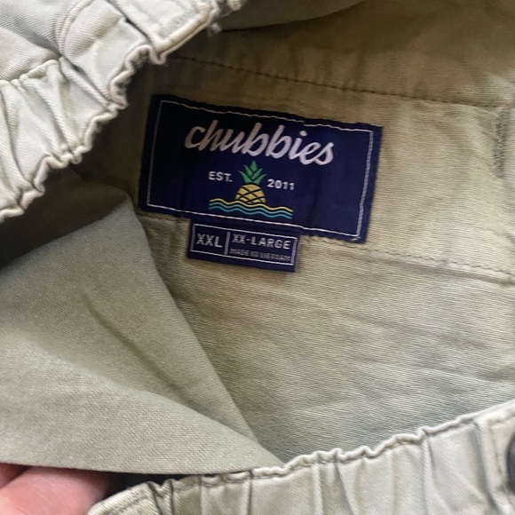 Chubbies The Problem Solvers Twill Shorts Sage Green Originals Stretch Short XXL - Picture 3 of 7